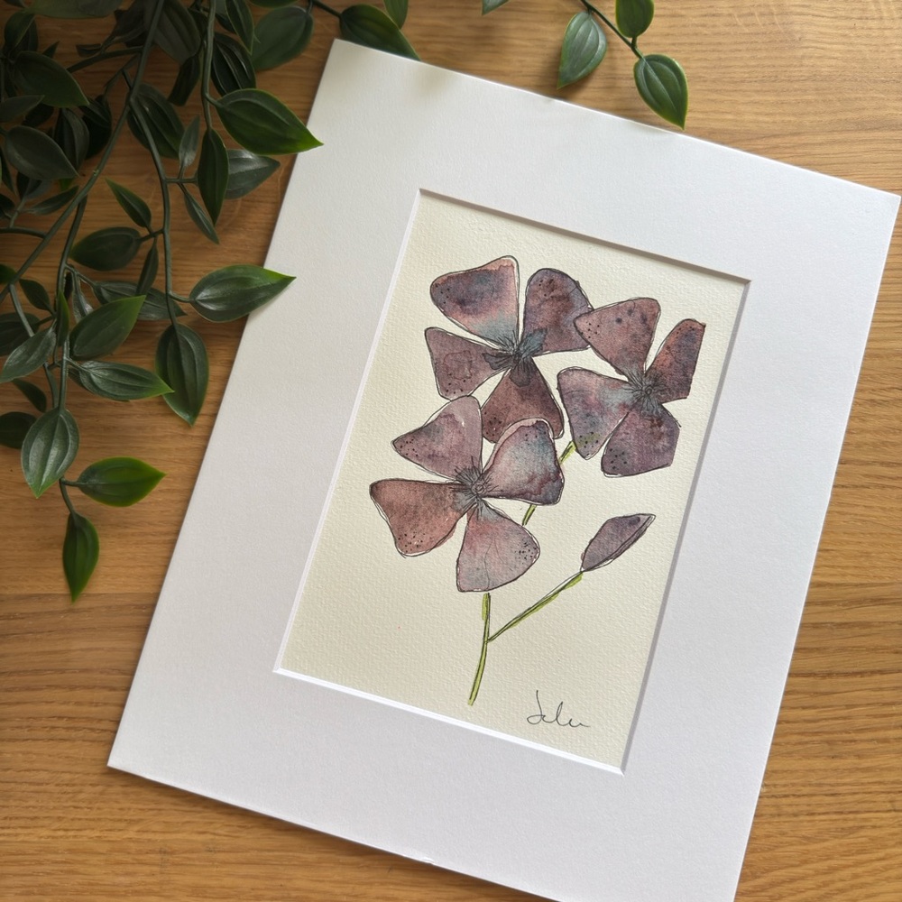 Elegant Floral Watercolor Art Print